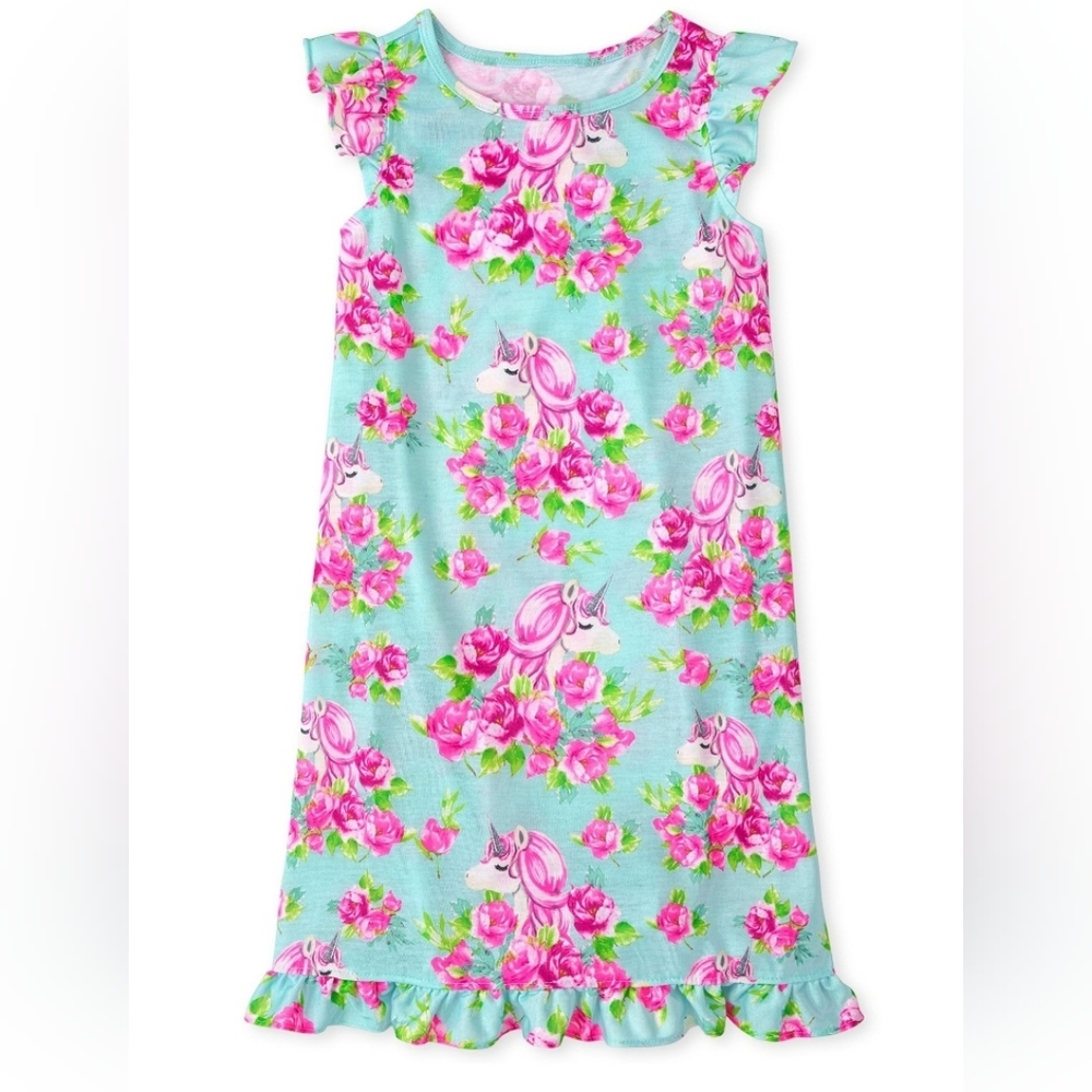 Girls Unicorn Night Gown Size 16